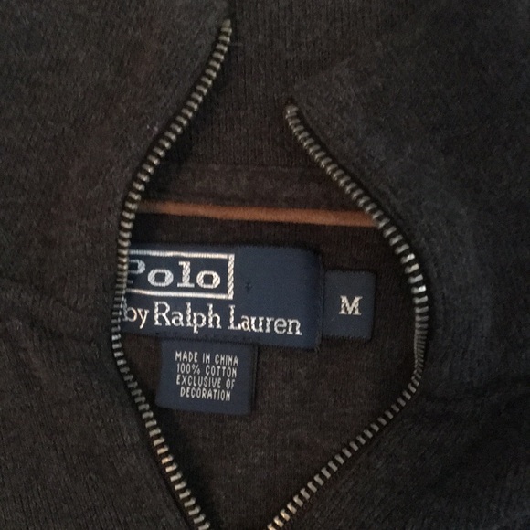 Men’s Polo Ralph Lauren Gray Sweater Size M - Picture 4 of 4